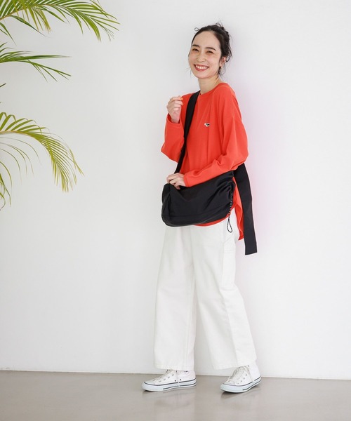 studio CLIP(スタディオクリップ)の「【UV/吸水速乾/マシンウォッシャブル】PENNEYS Tシャツ(Tシャツ/カットソー・レディース・ネイビー/グリーン/レッド・FREE)」の9枚目の写真