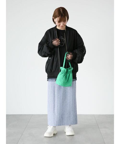 Lugnoncure（ルノンキュール）の「ミリタリーブルゾン（ノーカラージャケット・レディース・カーキ/オフホワイト/ブラック・F）」の10枚目の写真