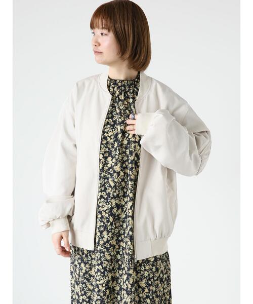 Lugnoncure（ルノンキュール）の「ミリタリーブルゾン（ノーカラージャケット・レディース・カーキ/オフホワイト/ブラック・F）」の14枚目の写真