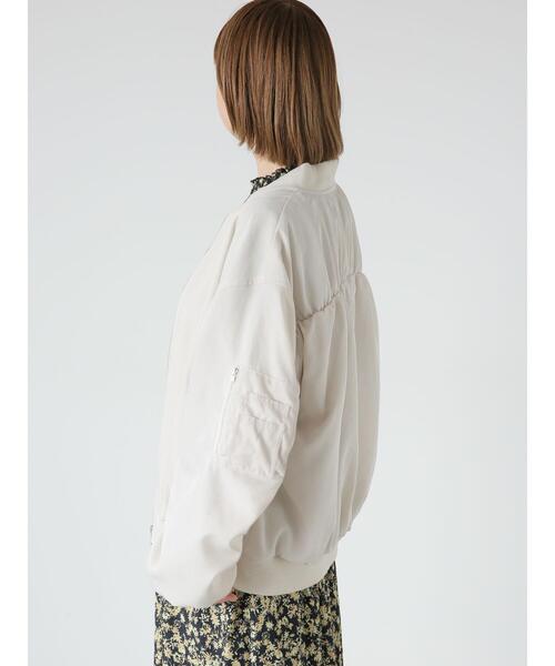 Lugnoncure（ルノンキュール）の「ミリタリーブルゾン（ノーカラージャケット・レディース・カーキ/オフホワイト/ブラック・F）」の15枚目の写真