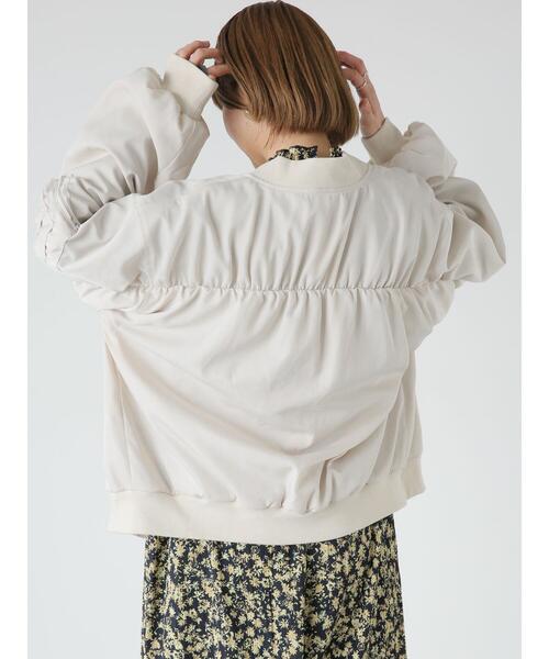 Lugnoncure（ルノンキュール）の「ミリタリーブルゾン（ノーカラージャケット・レディース・カーキ/オフホワイト/ブラック・F）」の16枚目の写真