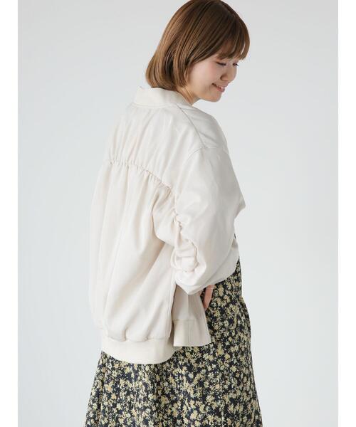 Lugnoncure（ルノンキュール）の「ミリタリーブルゾン（ノーカラージャケット・レディース・カーキ/オフホワイト/ブラック・F）」の17枚目の写真