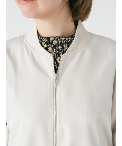 Lugnoncure（ルノンキュール）の「ミリタリーブルゾン（ノーカラージャケット・レディース・カーキ/オフホワイト/ブラック・F）」の19枚目の写真