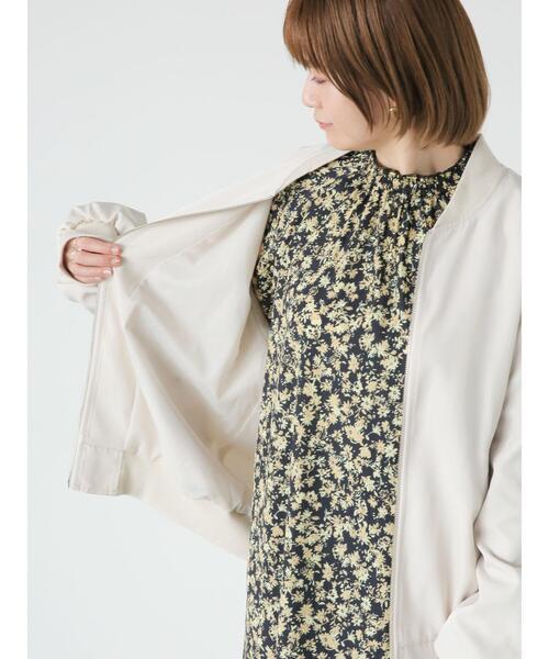 Lugnoncure（ルノンキュール）の「ミリタリーブルゾン（ノーカラージャケット・レディース・カーキ/オフホワイト/ブラック・F）」の22枚目の写真