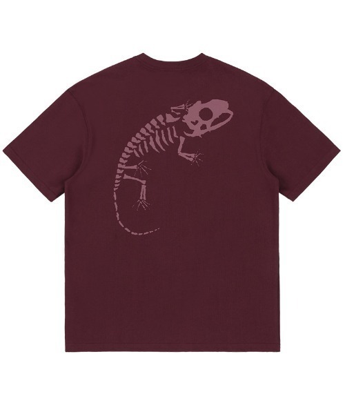 FANCY CLUB(ファンシークラブ)の「A'GEM/9 × .kom 『 FANCY CLUB/ファンシークラブ』 LIZARD BORN OVER TEE/リザードボーン Tシャツ(Tシャツ/カットソー・レディース・ボルドー/チャコールグレー・M/L)」の17枚目の写真