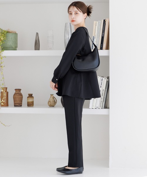 Dita Muaj.（ディータムアージュ）の「ぺプラムブラウス（シャツ/ブラウス・レディース・ナチュラル/ブラック・FREE）」の7枚目の写真