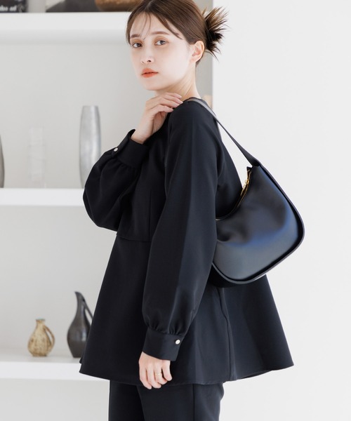 Dita Muaj.（ディータムアージュ）の「ぺプラムブラウス（シャツ/ブラウス・レディース・ナチュラル/ブラック・FREE）」の4枚目の写真