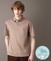 【接触冷感/抗菌防臭/消臭】ICE CLEAR COTTON オーバーフィットポロシャツ