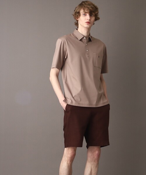 DRESSTERIOR（ドレステリア）の「【接触冷感/抗菌防臭/消臭】ICE CLEAR COTTON オーバーフィットポロシャツ（ポロシャツ・メンズ・ホワイト/ネイビー/ブラック/ブラウン系その他・90/92/91/94）」の5枚目の写真