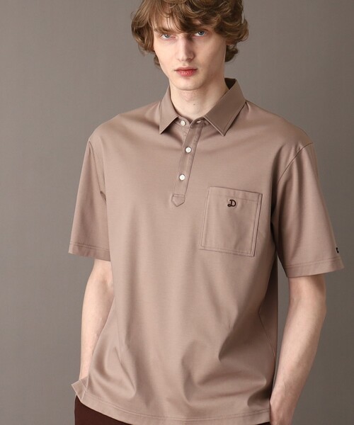 DRESSTERIOR（ドレステリア）の「【接触冷感/抗菌防臭/消臭】ICE CLEAR COTTON オーバーフィットポロシャツ（ポロシャツ・メンズ・ホワイト/ネイビー/ブラック/ブラウン系その他・90/92/91/94）」の9枚目の写真