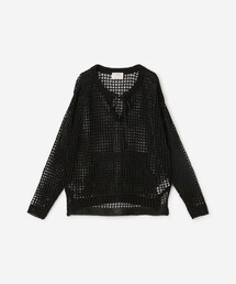 enrica | enrica | メッシュ スキッパーニットプルオーバー WOMEN(ニット/セーター)