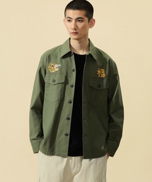 ユーティリティシャツ/ベトジャン刺繍 長袖（VIETNAM）