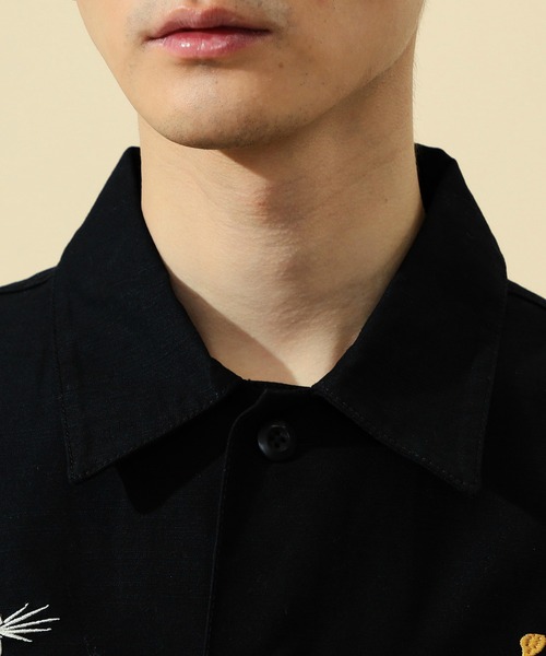 Alpha Industries（アルファインダストリーズ）の「ユーティリティシャツ/ベトジャン刺繍 長袖（VIETNAM）（シャツ/ブラウス・メンズ・ブラック/オリーブ/グレー・MEDIUM/LARGE/X-LARGE）」の19枚目の写真