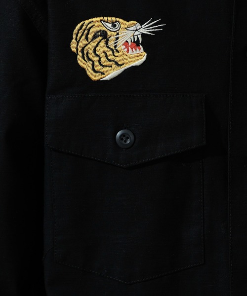 Alpha Industries（アルファインダストリーズ）の「ユーティリティシャツ/ベトジャン刺繍 長袖（VIETNAM）（シャツ/ブラウス・メンズ・ブラック/オリーブ/グレー・MEDIUM/LARGE/X-LARGE）」の21枚目の写真