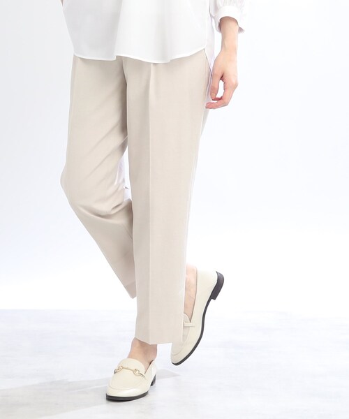 【セール】【SALE/手洗い可／セットアップ可能】センタープレステーパードパンツ（その他パンツ）｜Reflect（リフレクト）