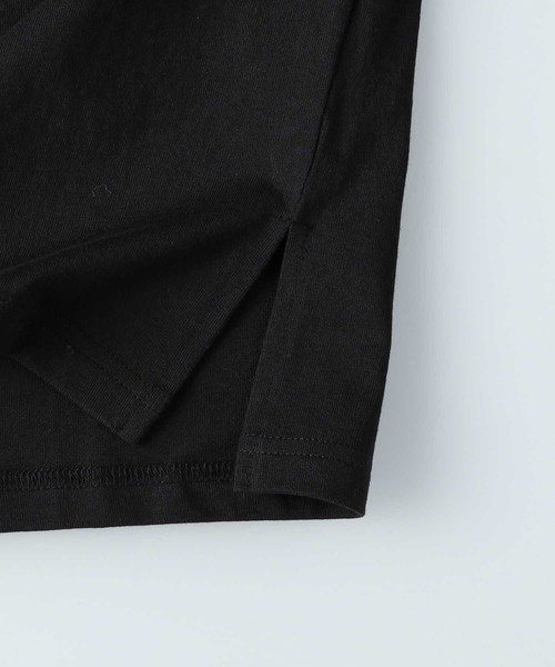SOMETHING(サムシング)の「【SOMETHING】モックネックTシャツ(Tシャツ/カットソー・レディース・ブラック・M/L)」の5枚目の写真