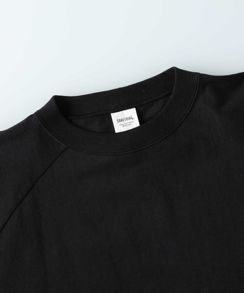 SOMETHING(サムシング)の「【SOMETHING】モックネックTシャツ(Tシャツ/カットソー・レディース・ブラック・M/L)」の3枚目の写真