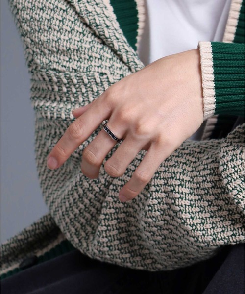 LION HEART（ライオンハート）の「【限定展開】“LH-1”LION HEARTロゴリング/サージカルステンレス（金属アレルギー対応）【LION HEART / ライオンハート】（リング・メンズ・シルバー×ブラック・21号/19号/17号/15号/13号）」の17枚目の写真