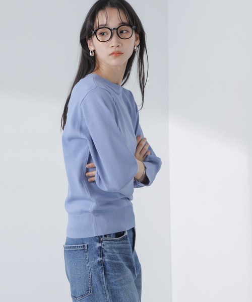 セール】前後2wayボータイ半袖サマーニット（ニット/セーター）｜NANO