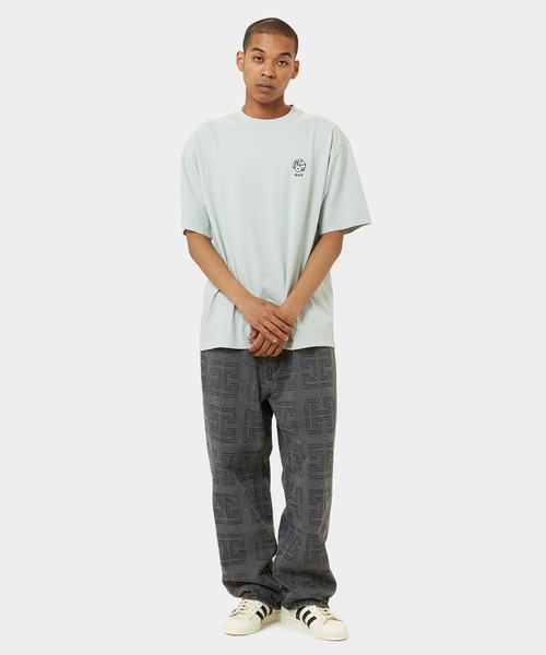 HUF（ハフ）の「SNAKE EYES EMB TEE / HUF ハフ 刺繍ロゴ Tシャツ（Tシャツ/カットソー・メンズ・イエロー/パープル/ブラック/ストーン/ホワイト・SMALL/XX-LARGE/X-LARGE/LARGE/MEDIUM）」の21枚目の写真