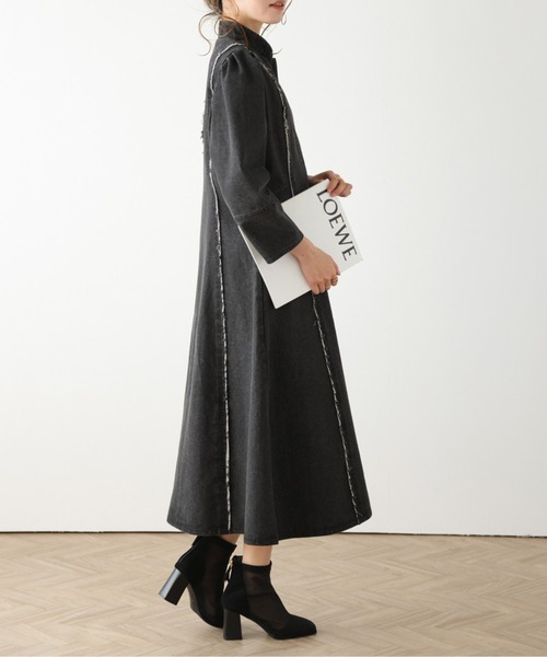 セール】ハーフジップデニムワンピース（ワンピース）｜AMELY  