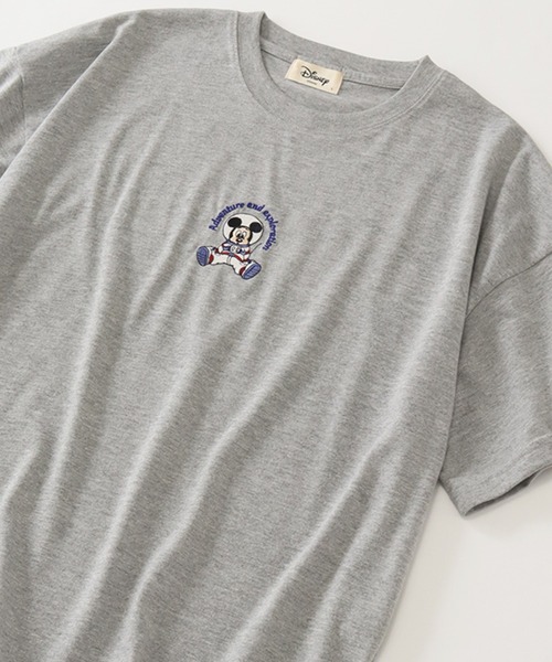 Disney(ディズニー)の「【Disney/ディズニー】アートワークデザイン ワイド半袖クルーネックTシャツ(Tシャツ/カットソー・レディース・ネイビー/グレー/イエロー/杢グレー・M/L)」の11枚目の写真