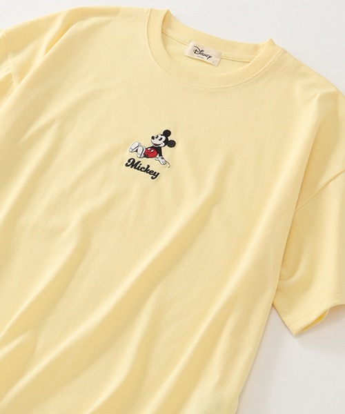 Disney(ディズニー)の「【Disney/ディズニー】アートワークデザイン ワイド半袖クルーネックTシャツ(Tシャツ/カットソー・レディース・ネイビー/グレー/イエロー/杢グレー・M/L)」の14枚目の写真
