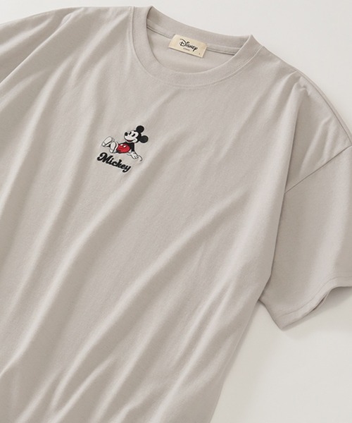 Disney(ディズニー)の「【Disney/ディズニー】アートワークデザイン ワイド半袖クルーネックTシャツ(Tシャツ/カットソー・レディース・ネイビー/グレー/イエロー/杢グレー・M/L)」の13枚目の写真