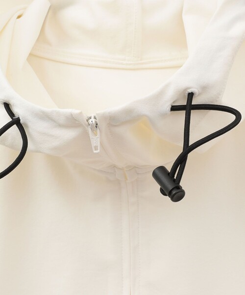 CLANE（クラネ）の「【CLANE/クラネ】PACKABLE RASH GUARD HALF ZIP TOPS/パッカブルラッシュガードハーフジップトップス（その他アウター・レディース・ホワイト/ブラック・1）」の6枚目の写真