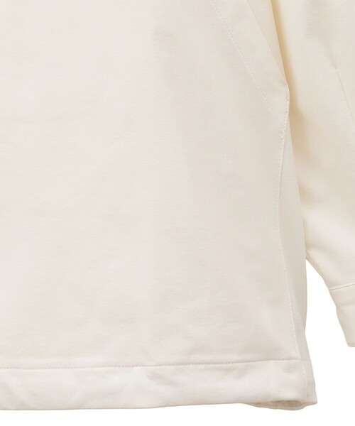CLANE（クラネ）の「【CLANE/クラネ】PACKABLE RASH GUARD HALF ZIP TOPS/パッカブルラッシュガードハーフジップトップス（その他アウター・レディース・ホワイト/ブラック・1）」の11枚目の写真