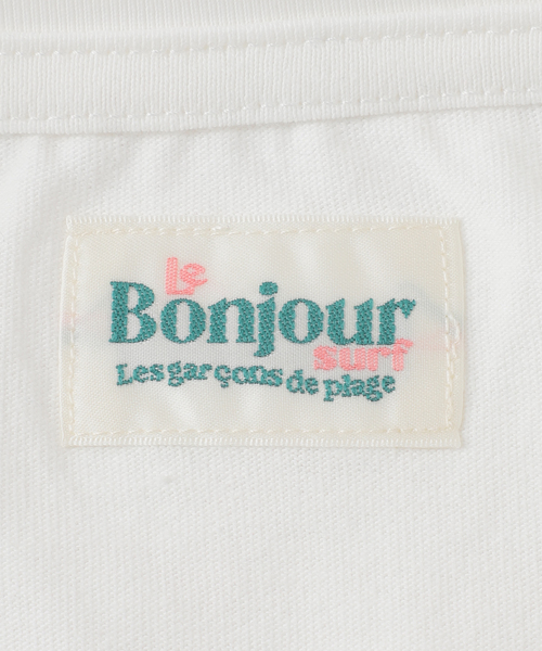 417 EDIFICE（フォーワンセブンエディフィス）の「LE BONJOUR SURF 417別注 LOGO tee（Tシャツ/カットソー・メンズ・ブラック/ホワイト/ベージュ・MEDIUM/LARGE）」の19枚目の写真