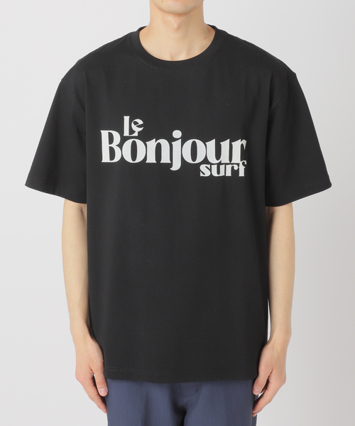 417 EDIFICE（フォーワンセブンエディフィス）の「LE BONJOUR SURF 417別注 LOGO tee（Tシャツ/カットソー・メンズ・ブラック/ホワイト/ベージュ・MEDIUM/LARGE）」の20枚目の写真