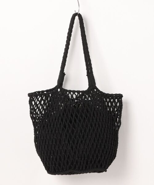 Vincent Pradier（ヴァンサンプラディエ）の「(VINCENT PRADIER)巾着袋付きメッシュトートバッグ（トートバッグ・レディース・ブラック/ホワイト・FREE）」の11枚目の写真