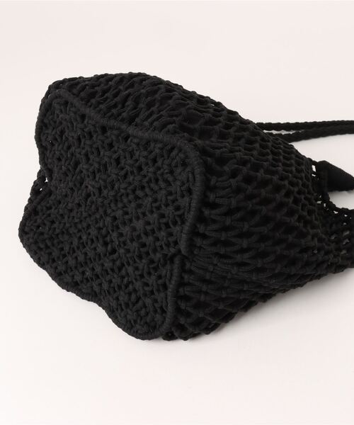 Vincent Pradier（ヴァンサンプラディエ）の「(VINCENT PRADIER)巾着袋付きメッシュトートバッグ（トートバッグ・レディース・ブラック/ホワイト・FREE）」の12枚目の写真