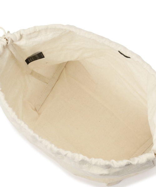 Vincent Pradier（ヴァンサンプラディエ）の「(VINCENT PRADIER)巾着袋付きメッシュトートバッグ（トートバッグ・レディース・ブラック/ホワイト・FREE）」の10枚目の写真