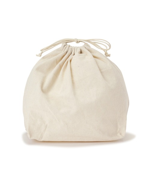 Vincent Pradier（ヴァンサンプラディエ）の「(VINCENT PRADIER)巾着袋付きメッシュトートバッグ（トートバッグ・レディース・ブラック/ホワイト・FREE）」の9枚目の写真