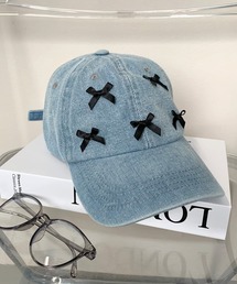 non-hedge（ノンヘッジ）の「リボンモチーフ付キャップ（キャップ・レディース）」