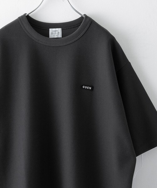 coen(コーエン)の「コーエンロゴワッペンTシャツ(Tシャツ/カットソー・メンズ・ホワイト/ダークグレー/ブラック・S/M/L/XL)」の3枚目の写真