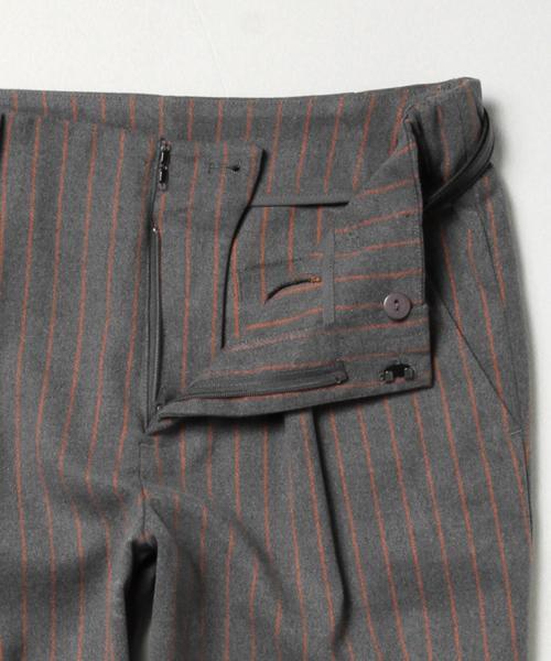 BEAMS LIGHTS Women's（ビームスライツ ウィメンズ）の「BEAMS LIGHTS / ウォッシャブル ベルト付ストライプパンツ（その他パンツ・レディース・グレー/ブラック/ネイビー・36/40/38）」の7枚目の写真