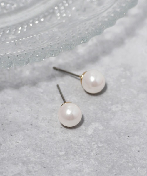 ANEMONE(アネモネ)の「ミニパールピアス(ピアス(両耳用)・レディース・ホワイト・FREE)」の5枚目の写真