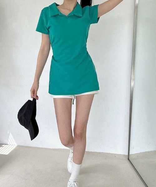 ピ4741●ヴィンテージ●CHOICE●ポロシャツワンピース●サイズ3● ピ4741○ヴィンテージ○CHOICE○ポロシャツワンピース○サイズ3