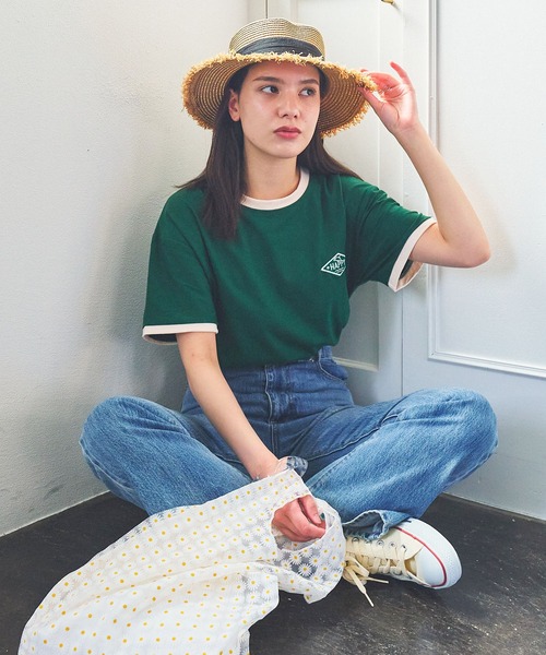 Teem Store（チームストア）の「ワンポイント リンガー Tシャツ（Tシャツ/カットソー・レディース・グリーン・2XL/XL）」の9枚目の写真