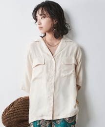 CHIC STYLE | 大きいサイズ アウトポケットソフトシャツ シックスタイル(シャツ/ブラウス)