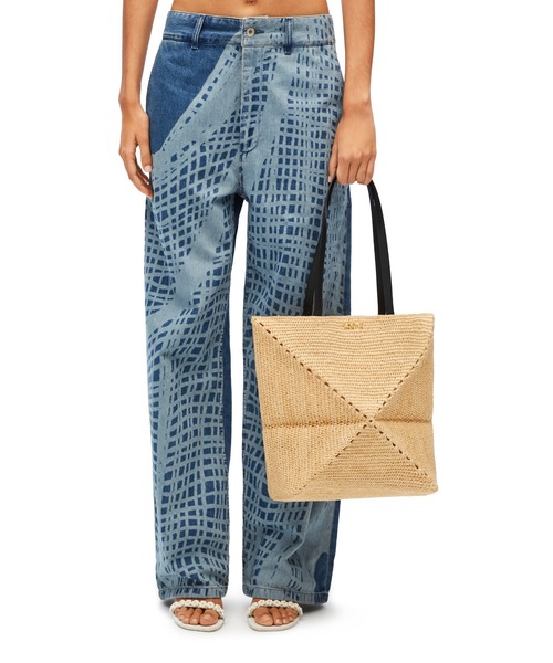 LOEWE(ロエベ)の「パズルフォルド トート(ラフィア)(トートバッグ・レディース・ナチュラル・ONE SIZE)」の2枚目の写真