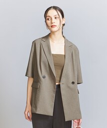 BEAUTY&YOUTH UNITED ARROWS | ダブル ハーフスリーブ ジャケット(テーラードジャケット)