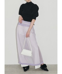 LA BELLE ETUDE | ラメメッシュニットシアースカート(スカート)