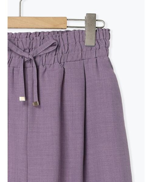 Samansa Mos2 blue（サマンサモスモスブルー）の「リネンタッチイージーパンツ（その他パンツ・レディース・チャコールグレー/カーキ/パープル・F）」の21枚目の写真