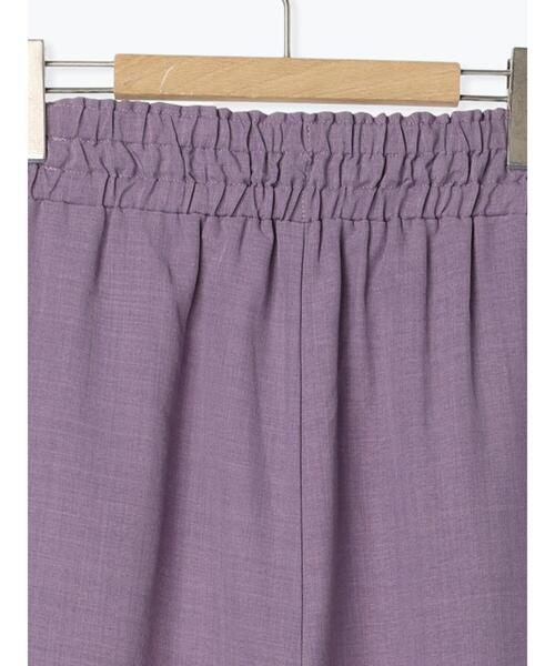 Samansa Mos2 blue（サマンサモスモスブルー）の「リネンタッチイージーパンツ（その他パンツ・レディース・チャコールグレー/カーキ/パープル・F）」の19枚目の写真