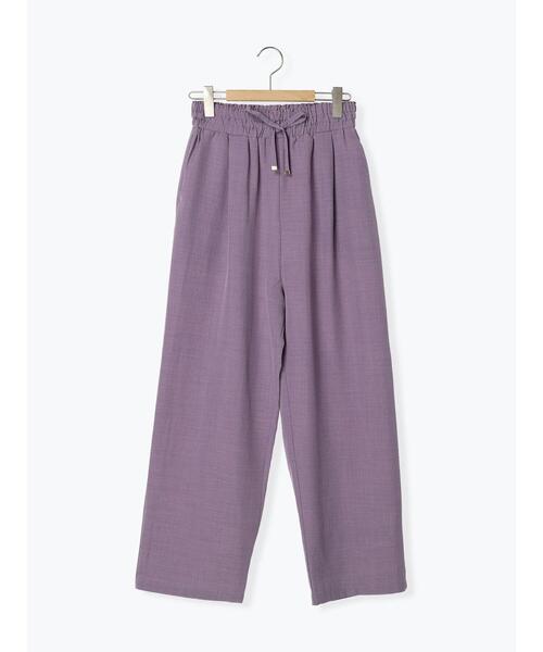 Samansa Mos2 blue（サマンサモスモスブルー）の「リネンタッチイージーパンツ（その他パンツ・レディース・チャコールグレー/カーキ/パープル・F）」の17枚目の写真