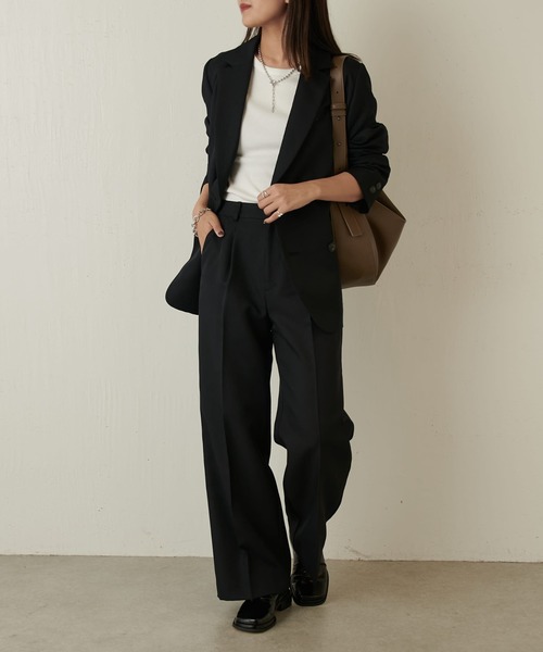 美品♡Lui's ルイス　ダブルロングジレ　グリーン系 美品♡Lui's ルイス ダブルロングジレ グリーン系